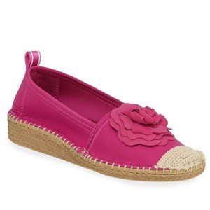 New Taryn Rose Quincy Shiny Scuba Espadrille